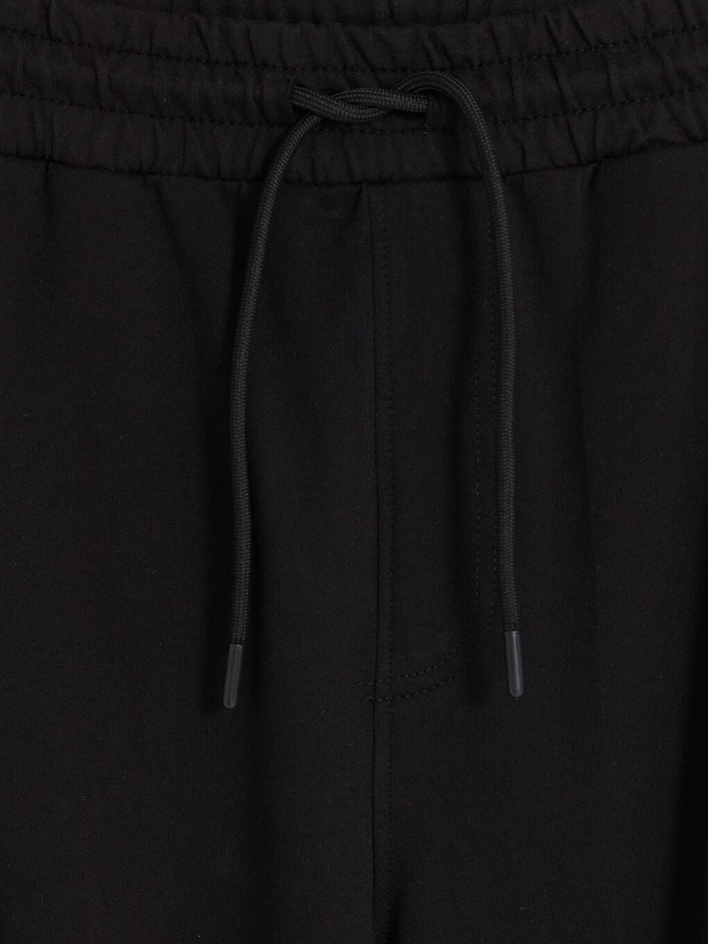 Siyah Regular Fit Erkek Şort-1