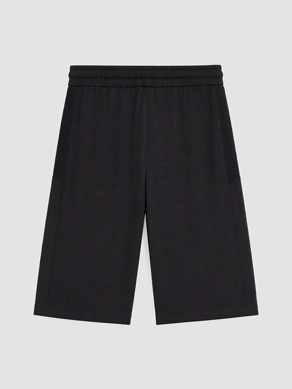 Siyah Regular Fit Erkek Şort-2