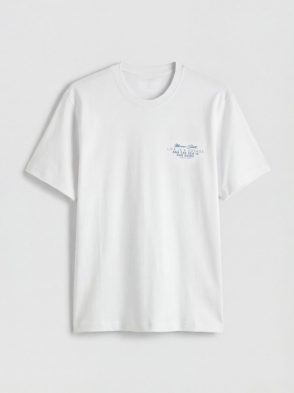 Crew Neck Oversize Printed Men's T-Shirt-4