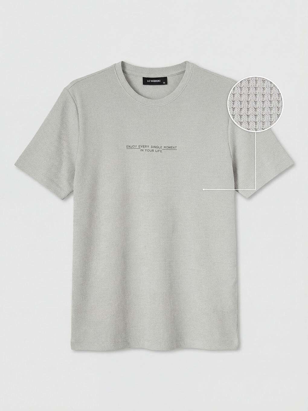 Crew Neck Printed Men's T-Shirt-4