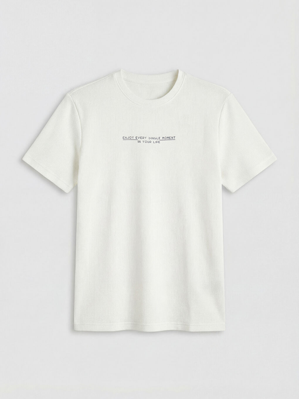 Crew Neck Printed Men's T-Shirt-4