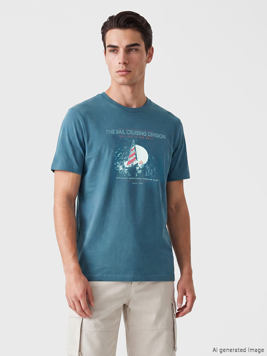 Man PETROL T-Shirt-1