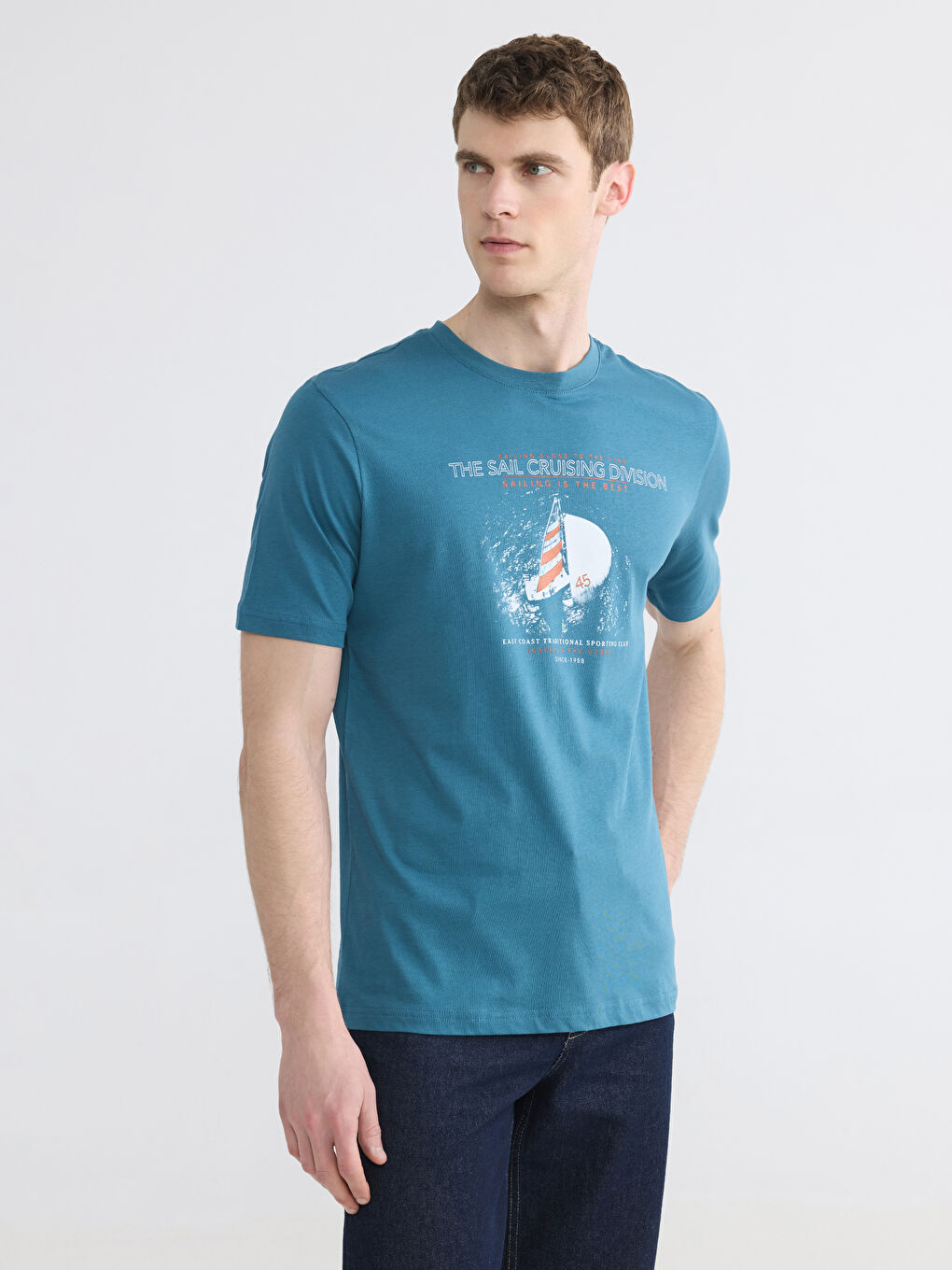 Man PETROL T-Shirt