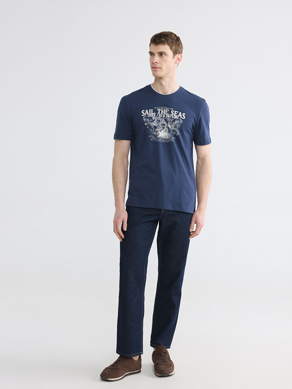 Man NAVY T-Shirt-3
