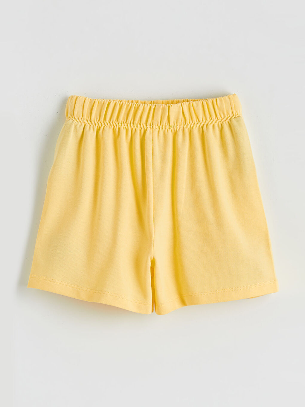 Girls' Crew Neck Printed T-shirt and Shorts Set-3