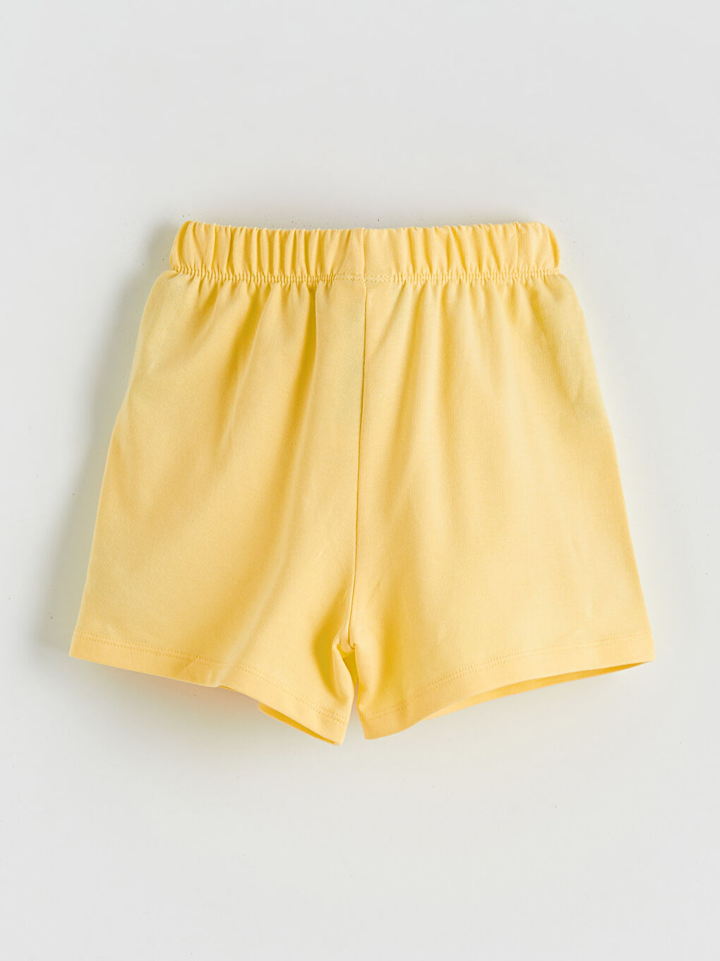 Girls' Crew Neck Printed T-shirt and Shorts Set-4