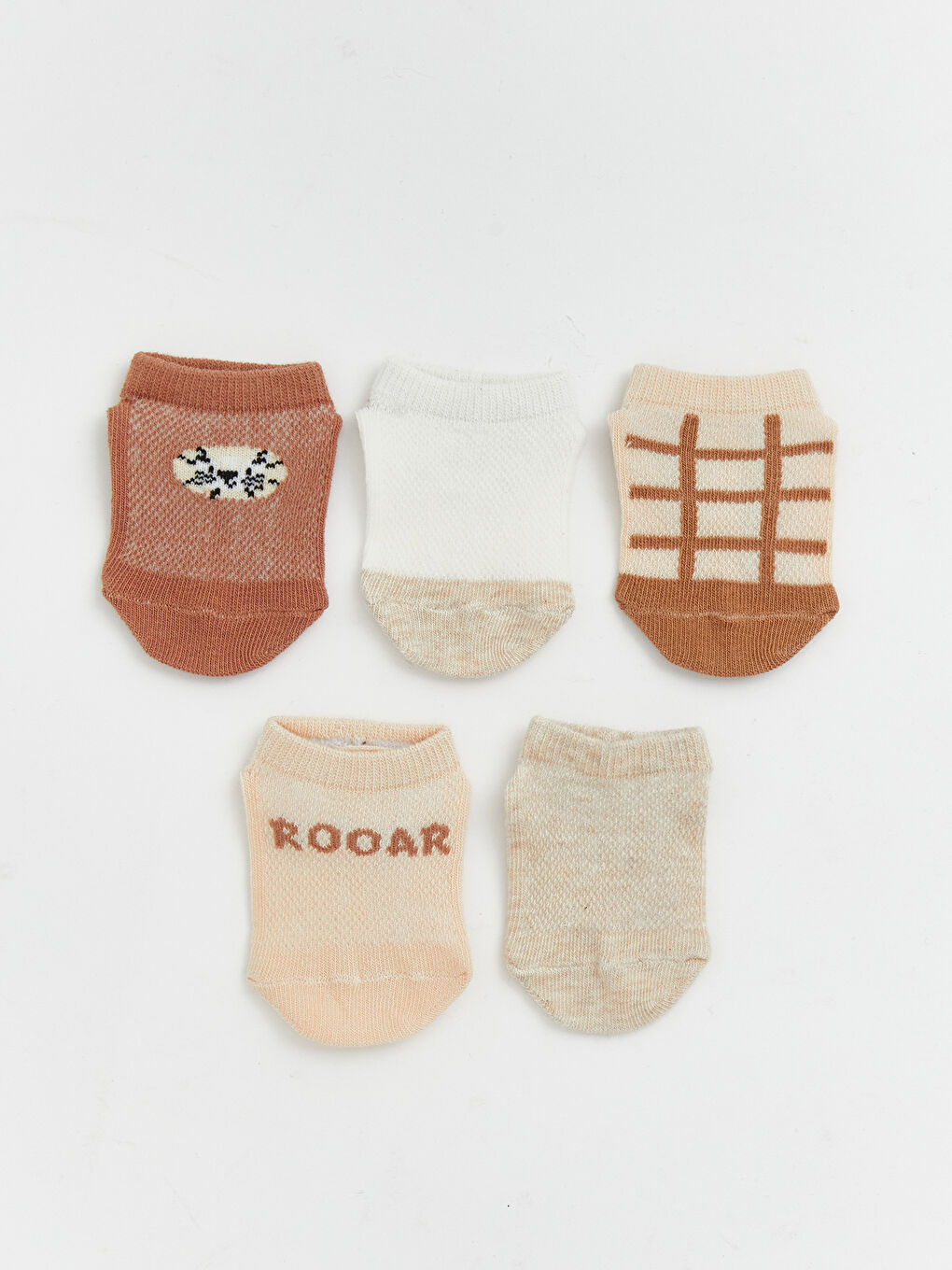 Baby Boy Trainer Socks 5-Pack