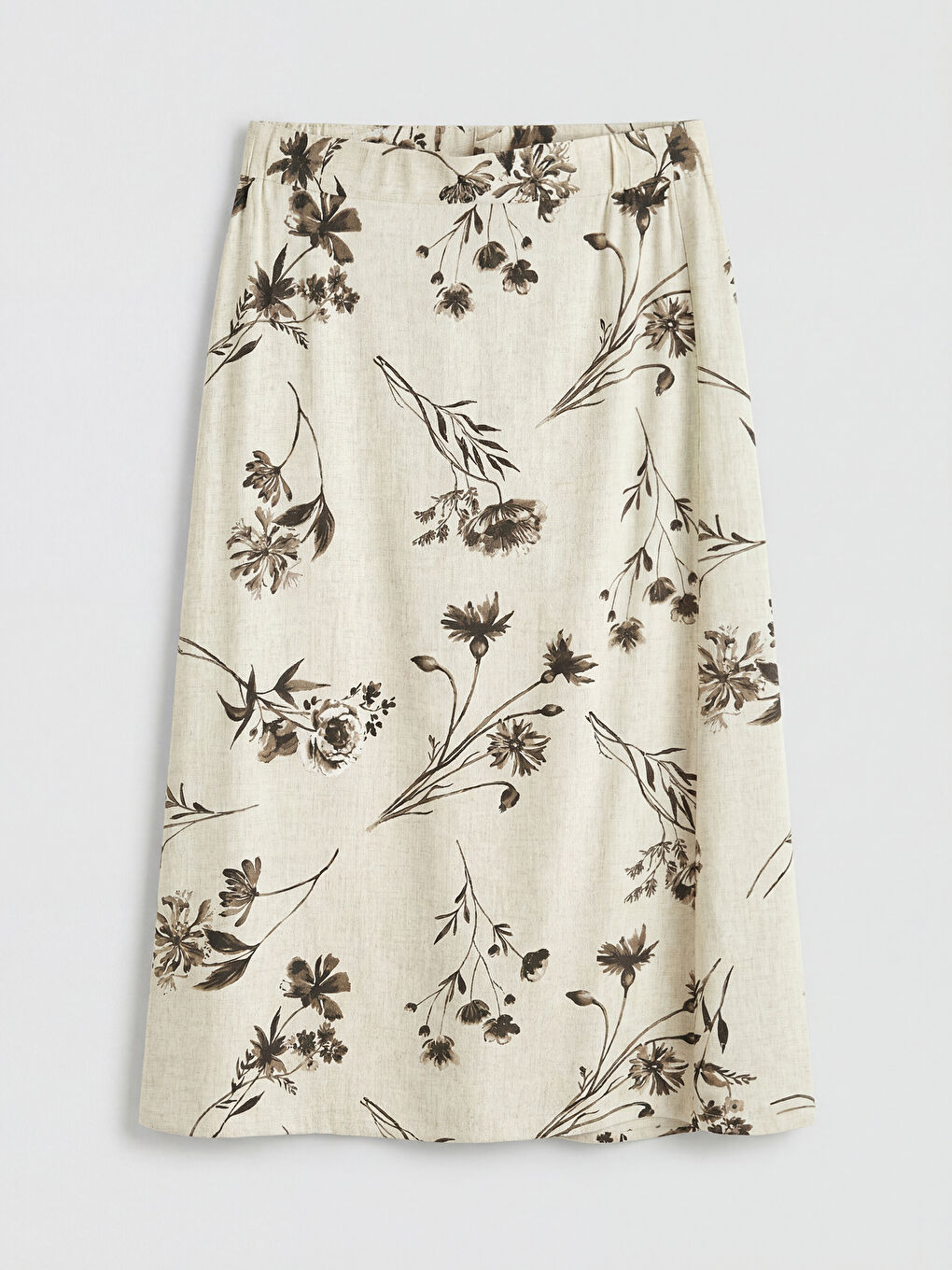Ελαστική Μέση Φλοράλ Κλος Φούστα-3