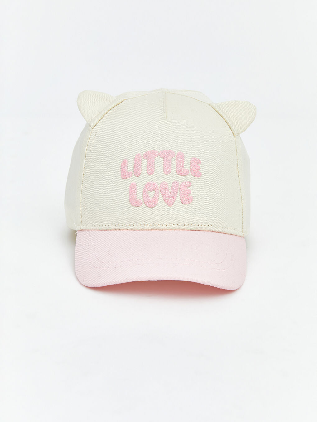 ჩვილი გოგონა კრემისფერი კეპი