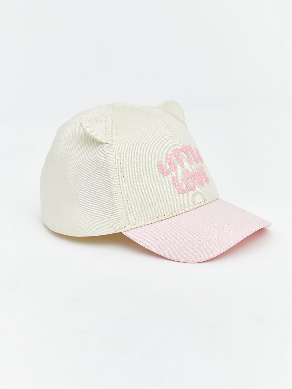 ჩვილი გოგონა კრემისფერი კეპი-1