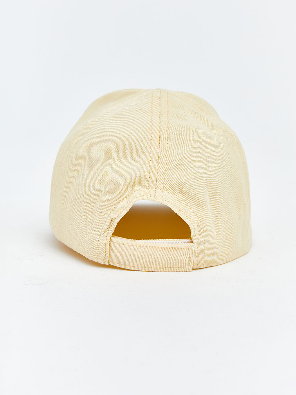 Bej Yazı Nakışlı Kız Bebek Kep Şapka -2