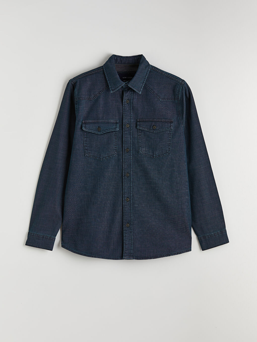 İndigo Regular Fit Erkek Jean Gömlek