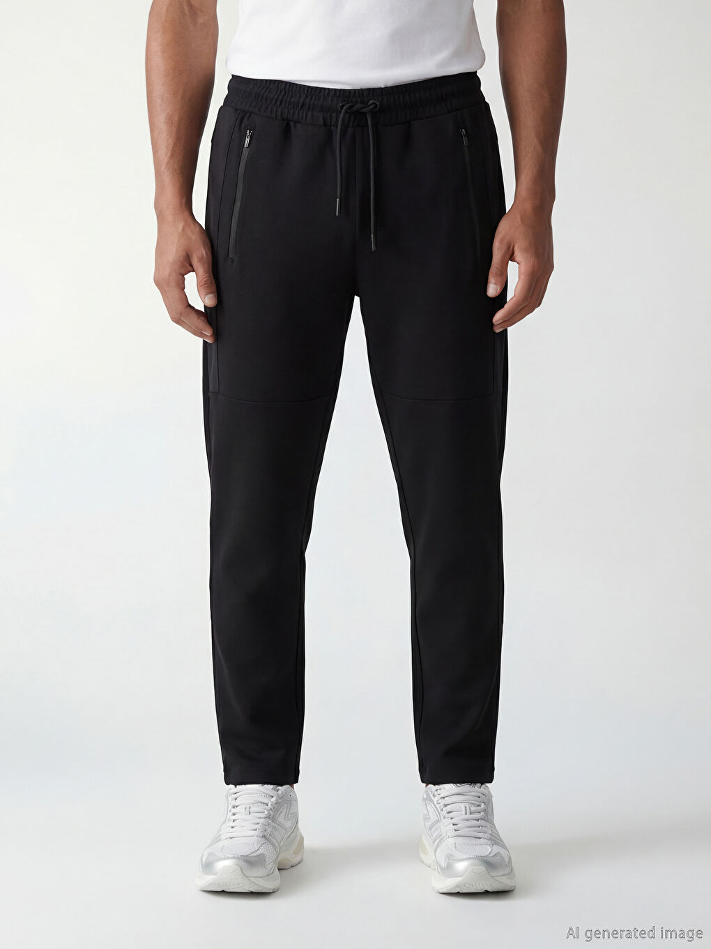 بنطال رياضي رجالي بقصة عادية-1