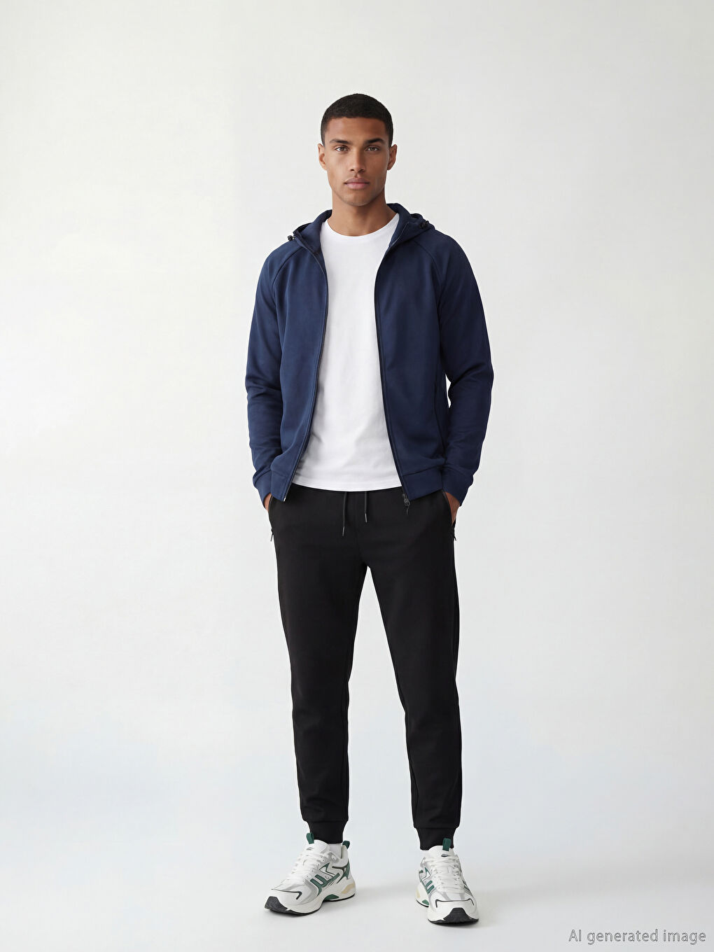 Man BLACK Jogger Sweatpants