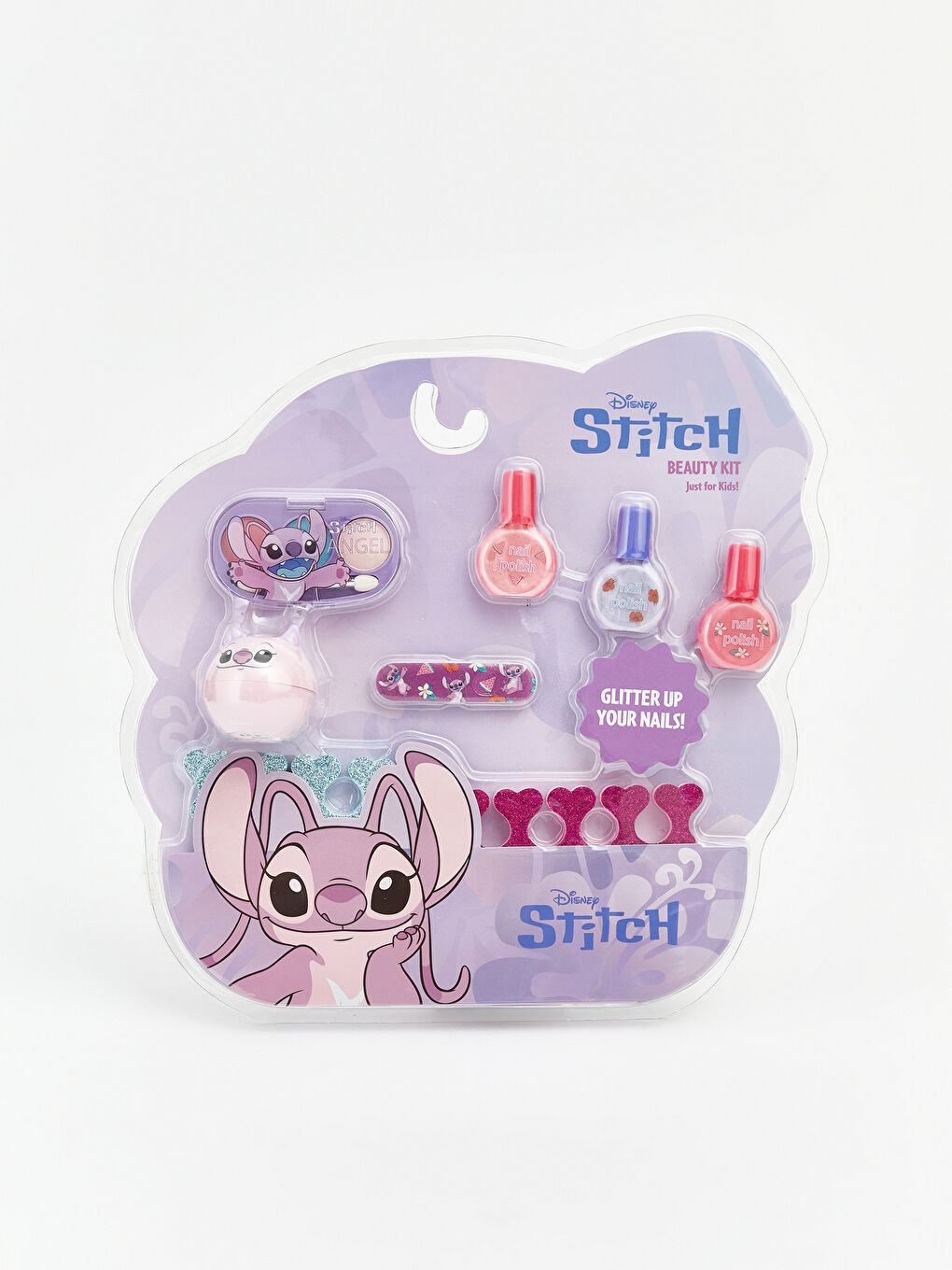 Stitch Baskılı Kız Çocuk Makyaj Seti