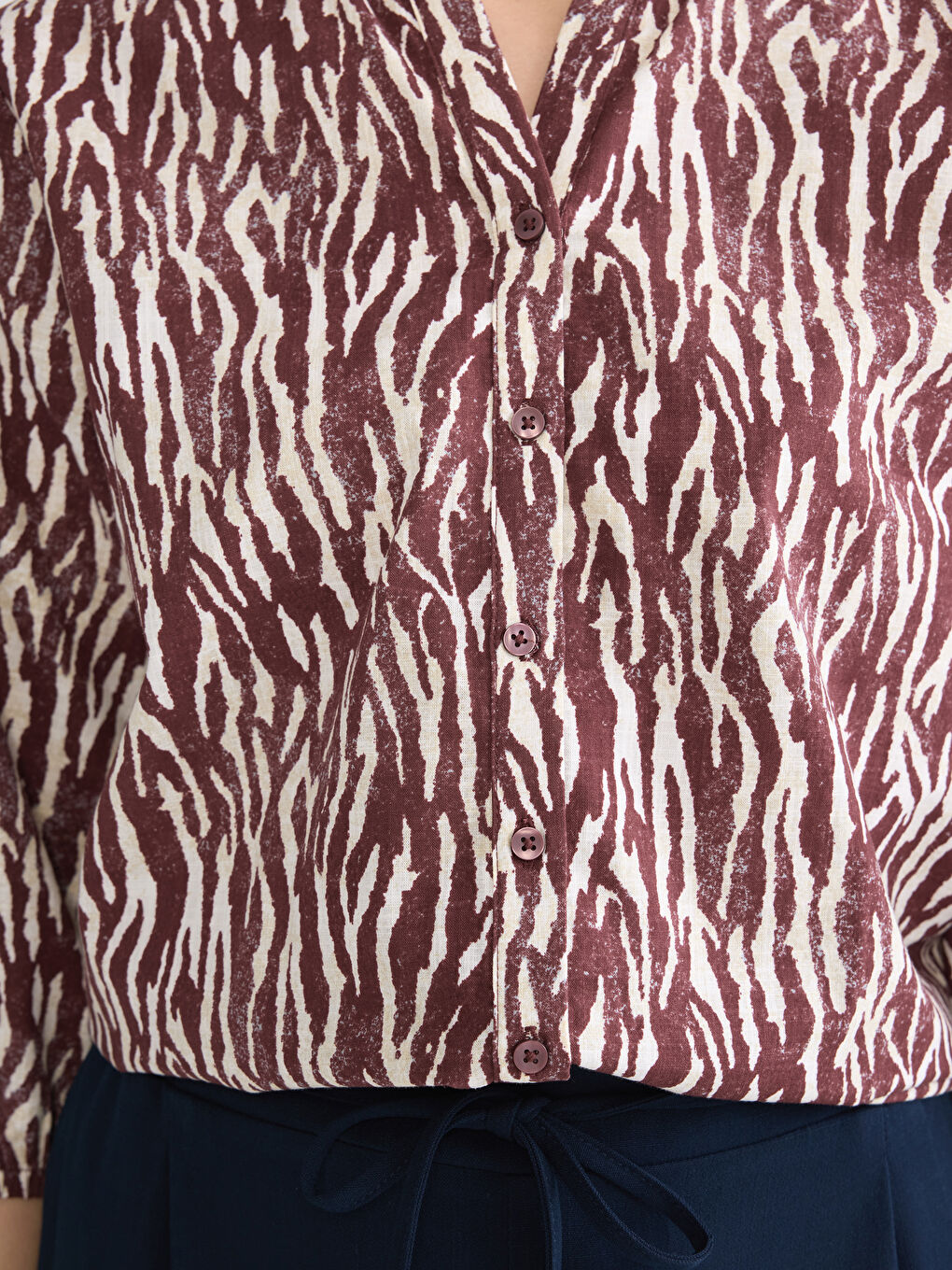 بلوزة بوردو امرأة-2