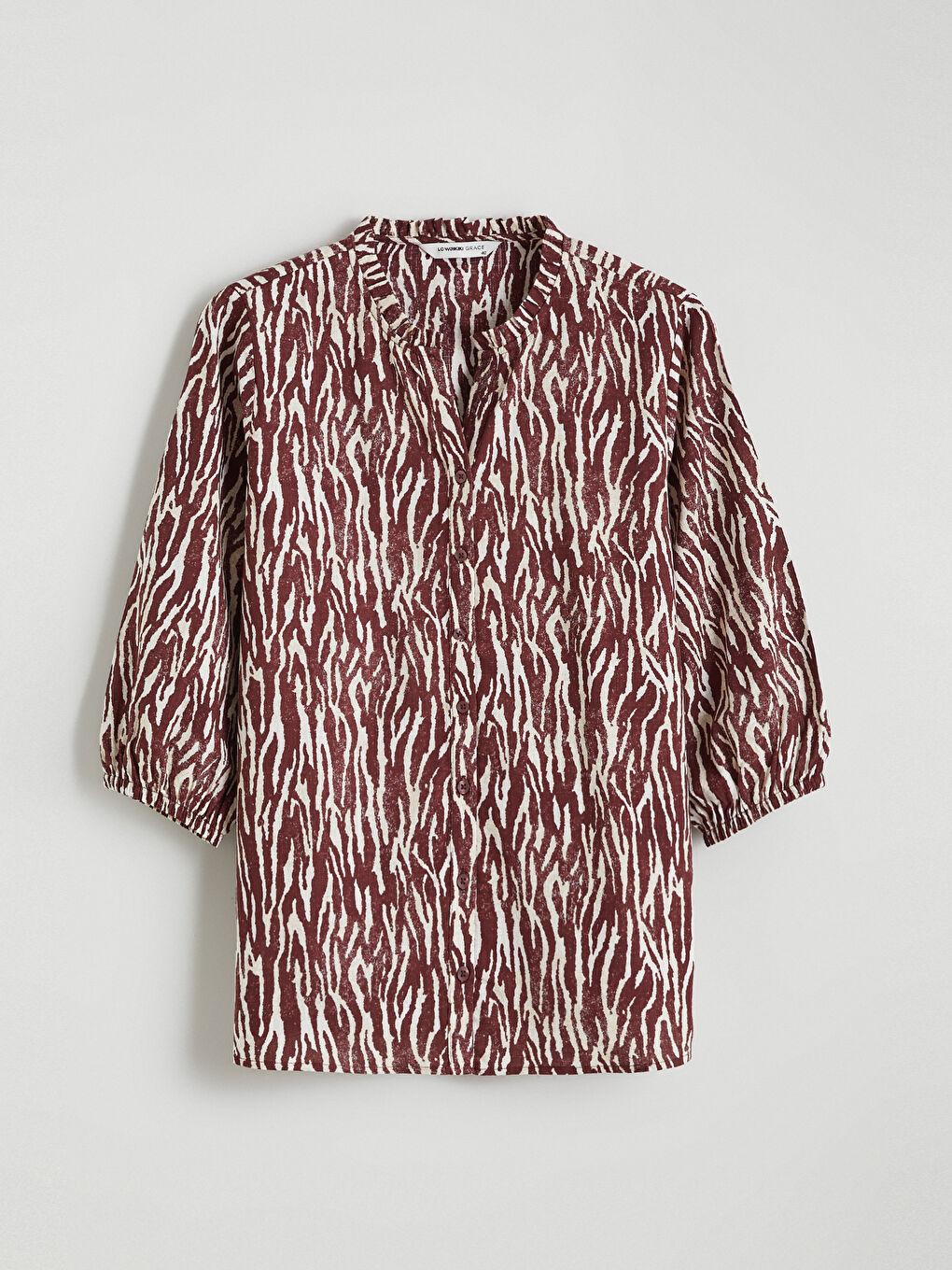 بلوزة بوردو امرأة-4