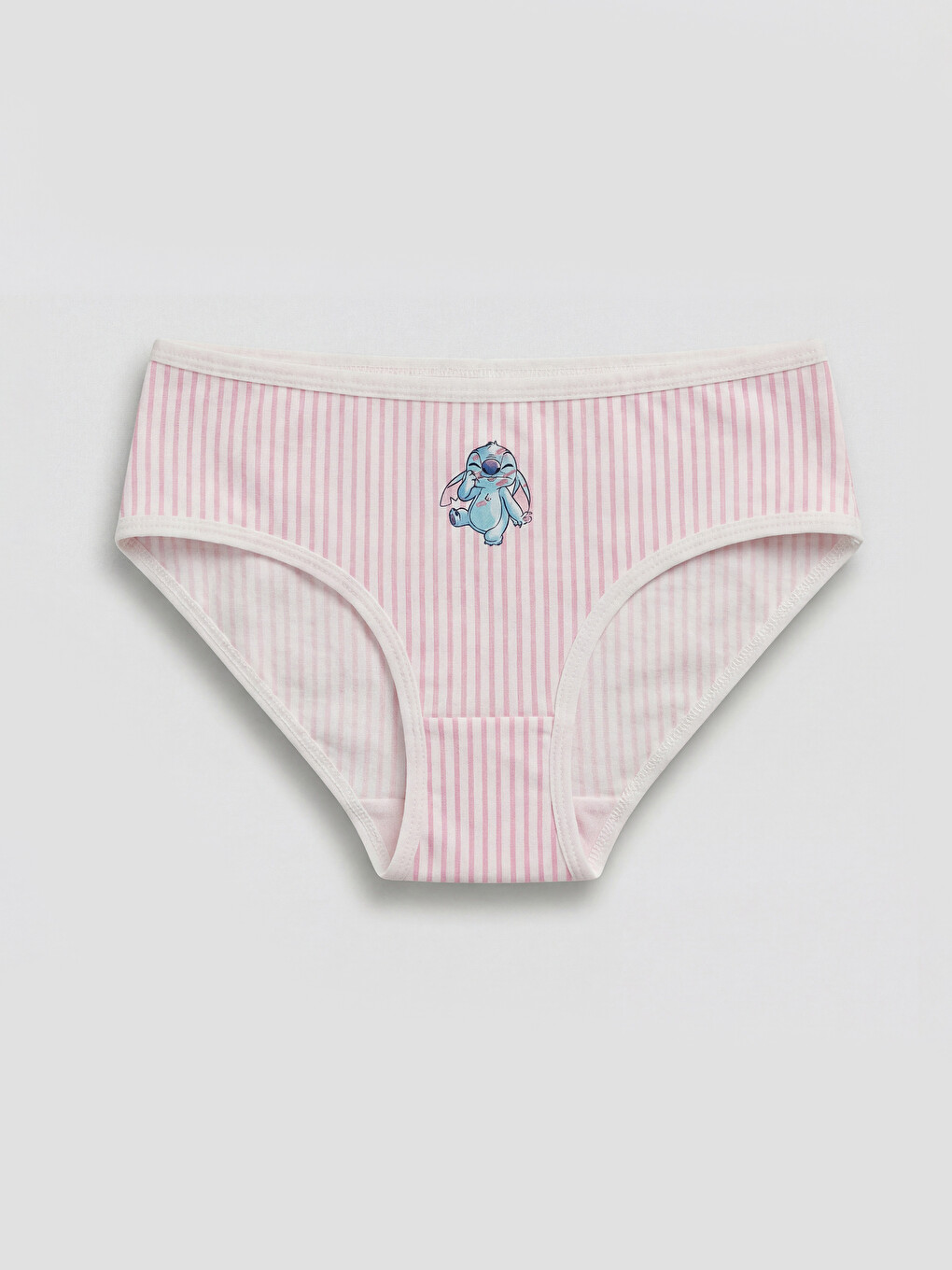 Pembe Stitch Baskılı Kız Çocuk Külot