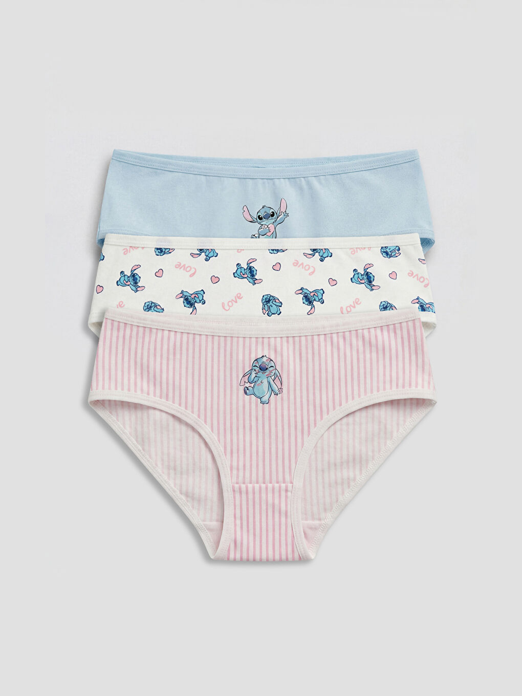 Stitch Printed Girls' Knickers 3-packs-1