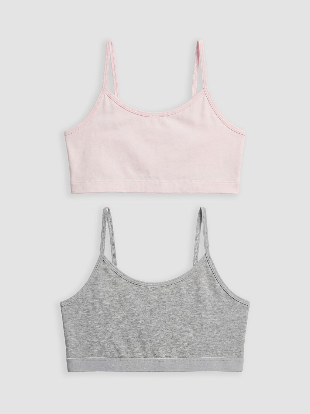 Pembe İpAskılı Kız Çocuk Büstiyer 2'li