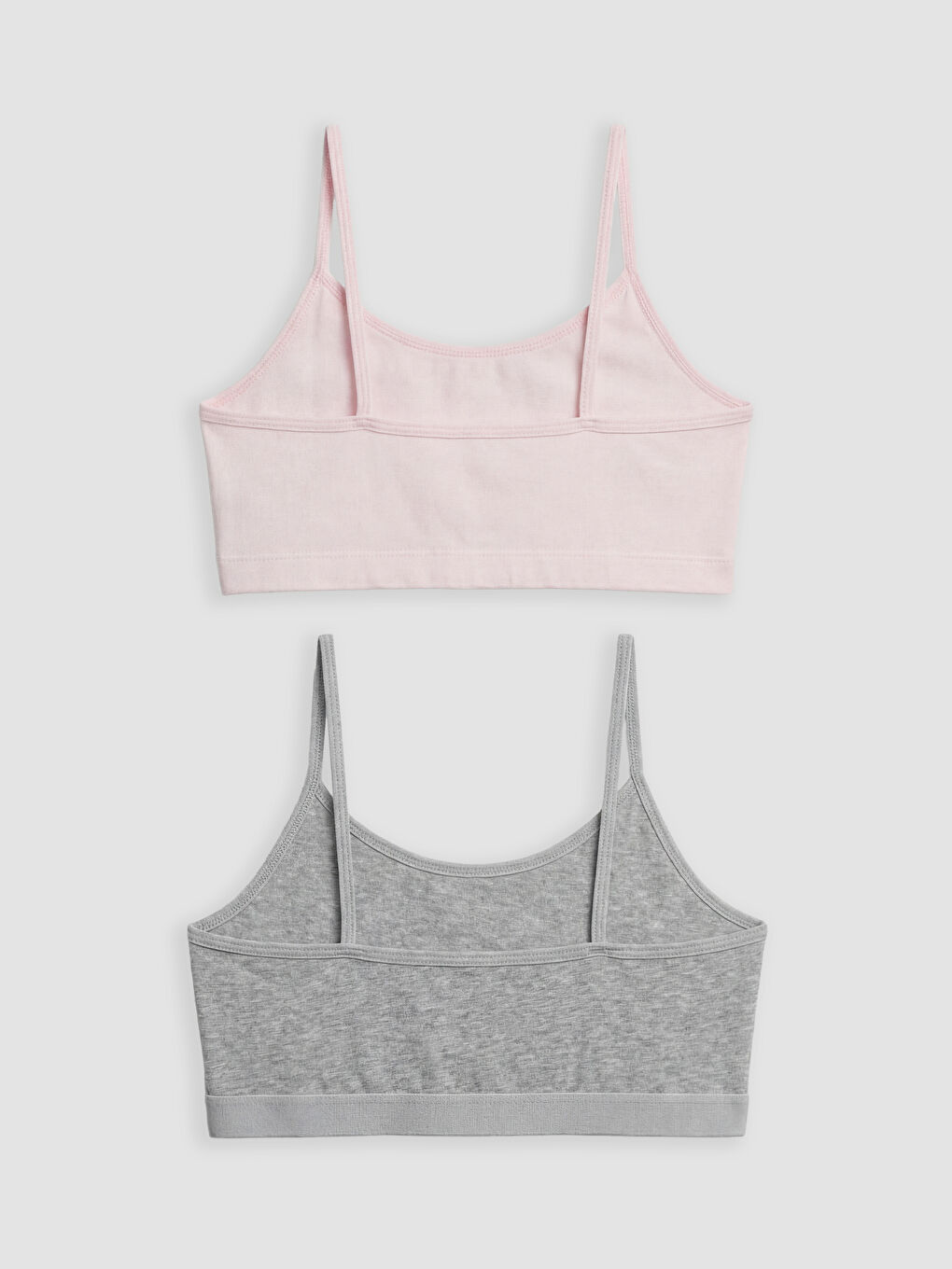 Pembe İpAskılı Kız Çocuk Büstiyer 2'li-1