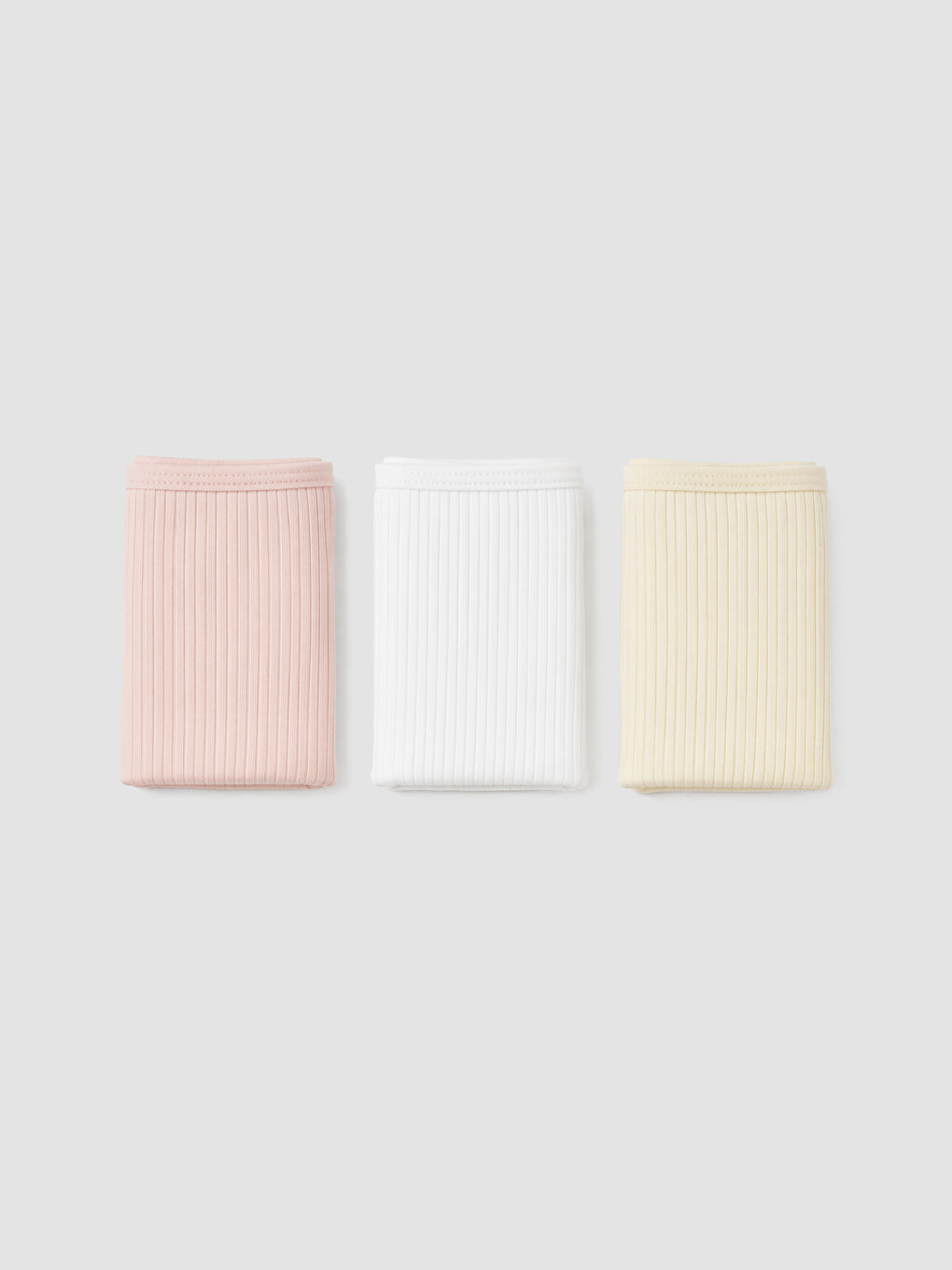 Ribbed Girls' Knickers 3-pack