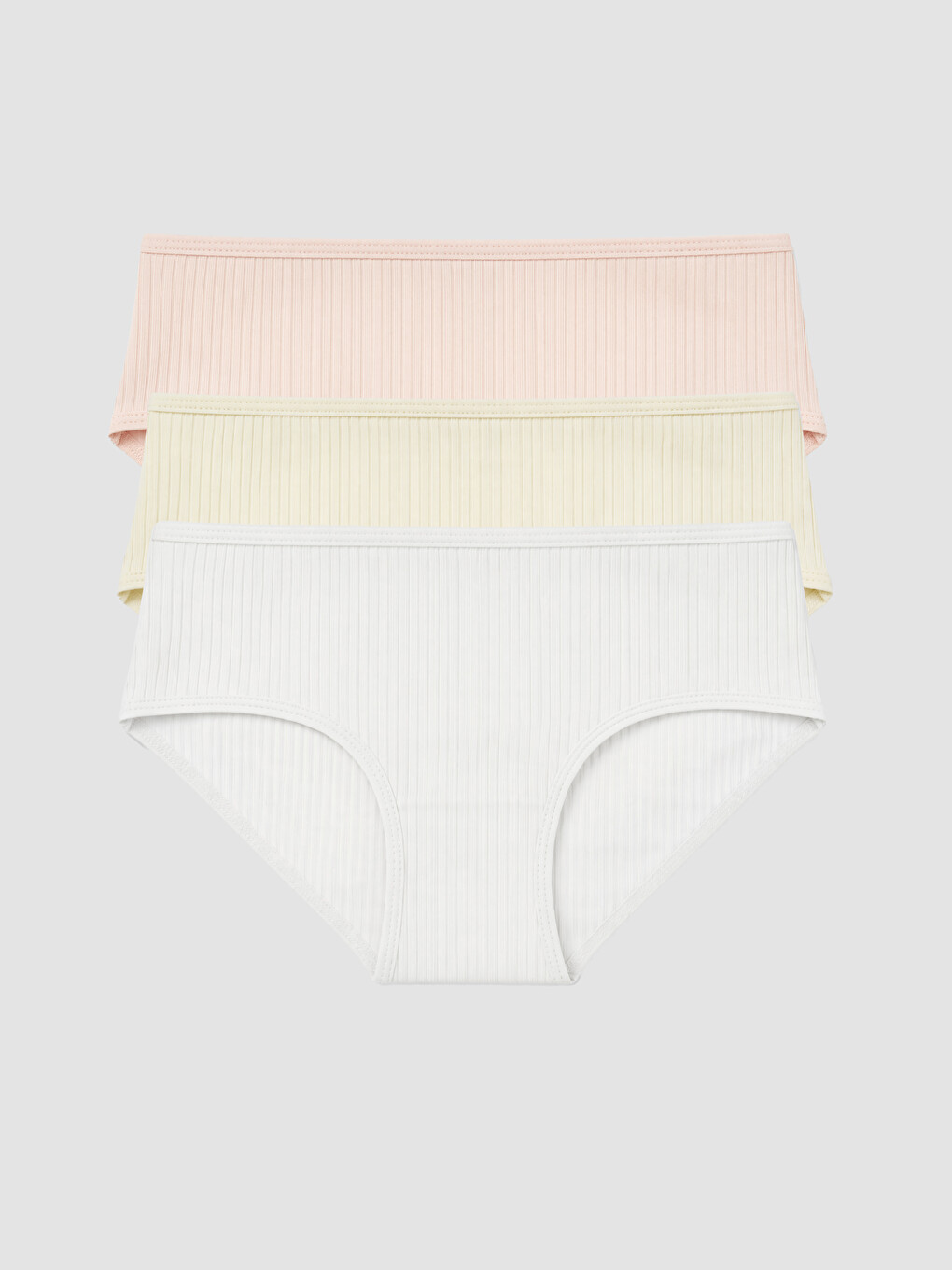 Ribbed Girls' Knickers 3-pack-5