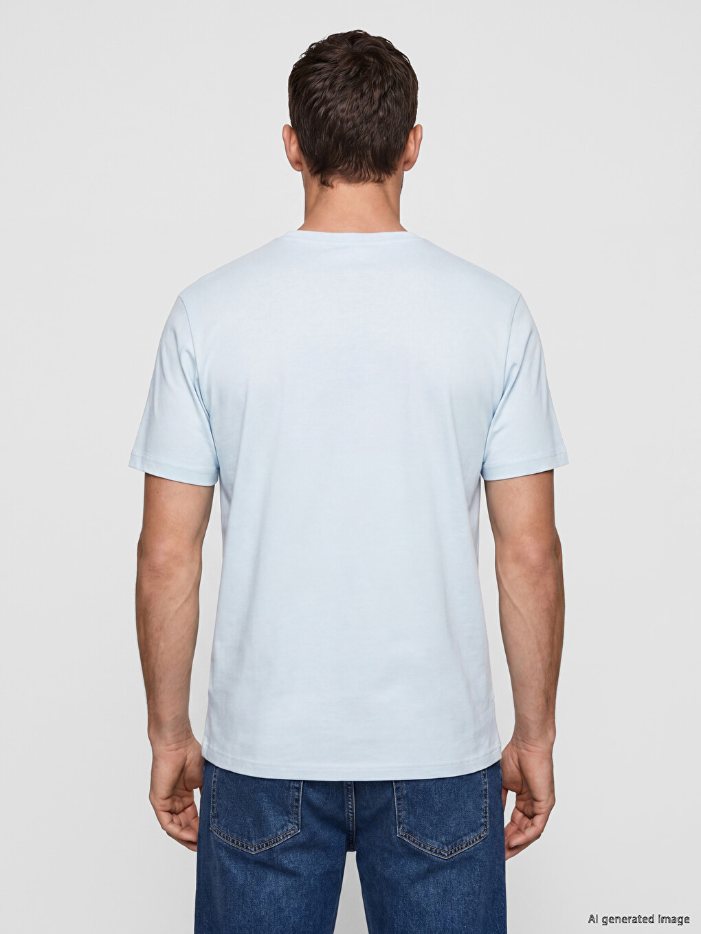 Crew Neck Antalya Printed Men's T-Shirt-3