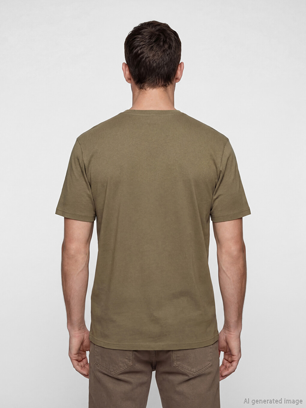Crew Neck Printed Men's T-shirt-3