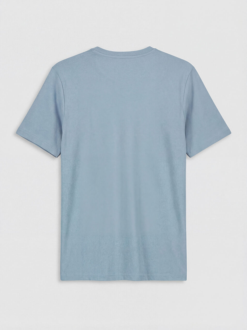 Мужчины Голубой футболка-1