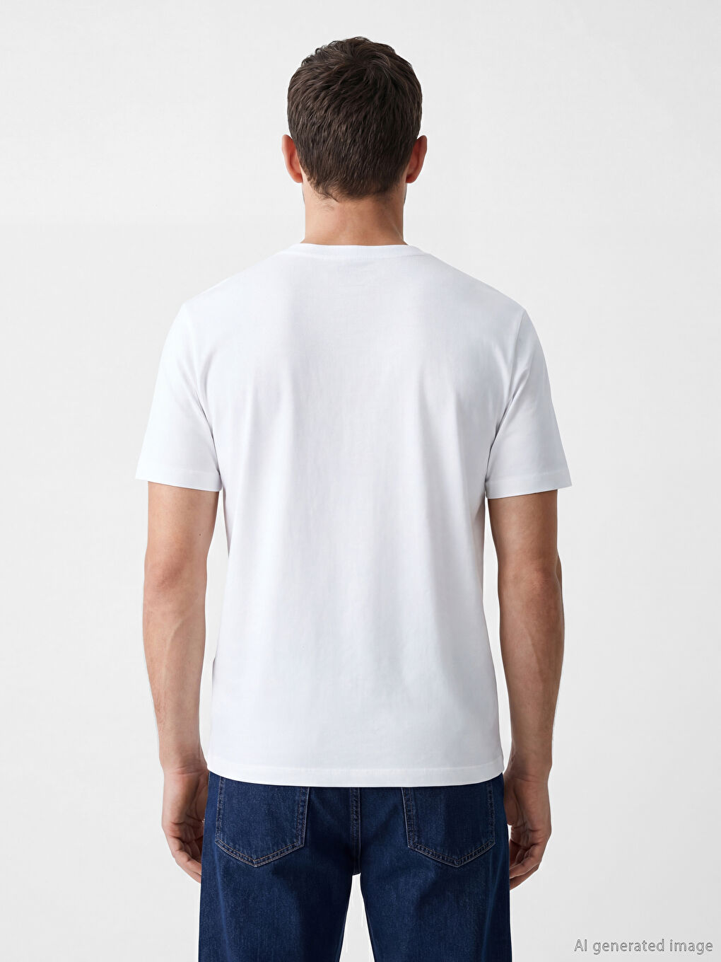 Crew Neck Printed Men's T-Shirt-3