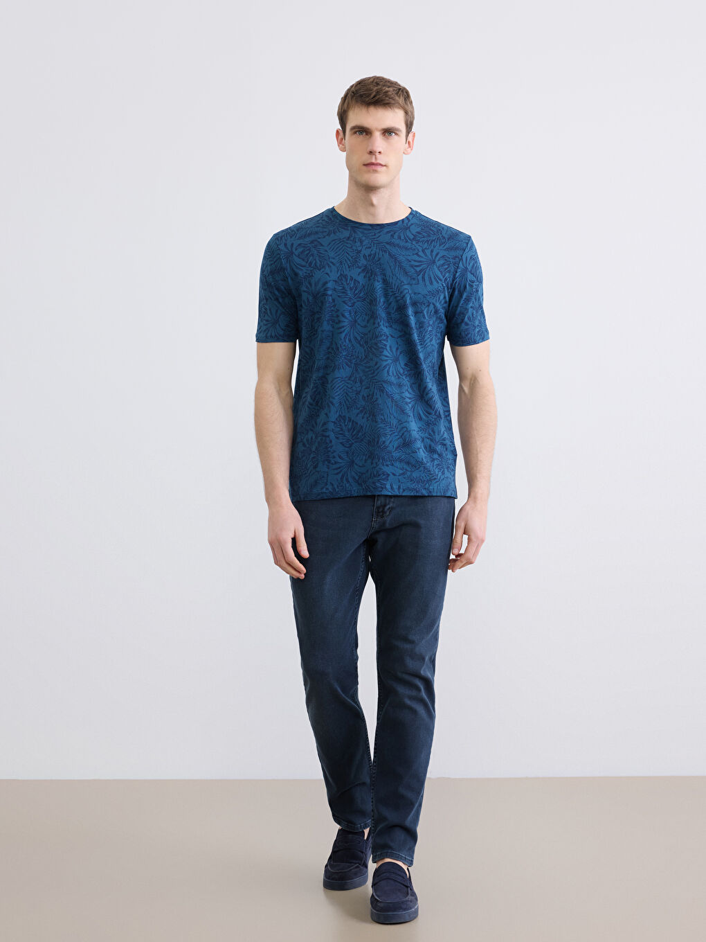 Man INDIGO T-Shirt-1