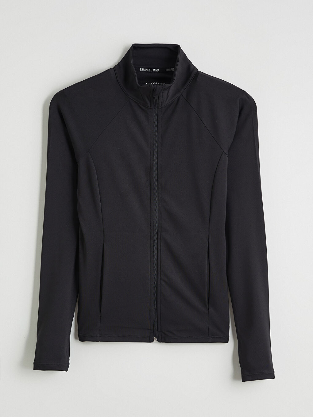 كنزة بسحاب أسود امرأة-5