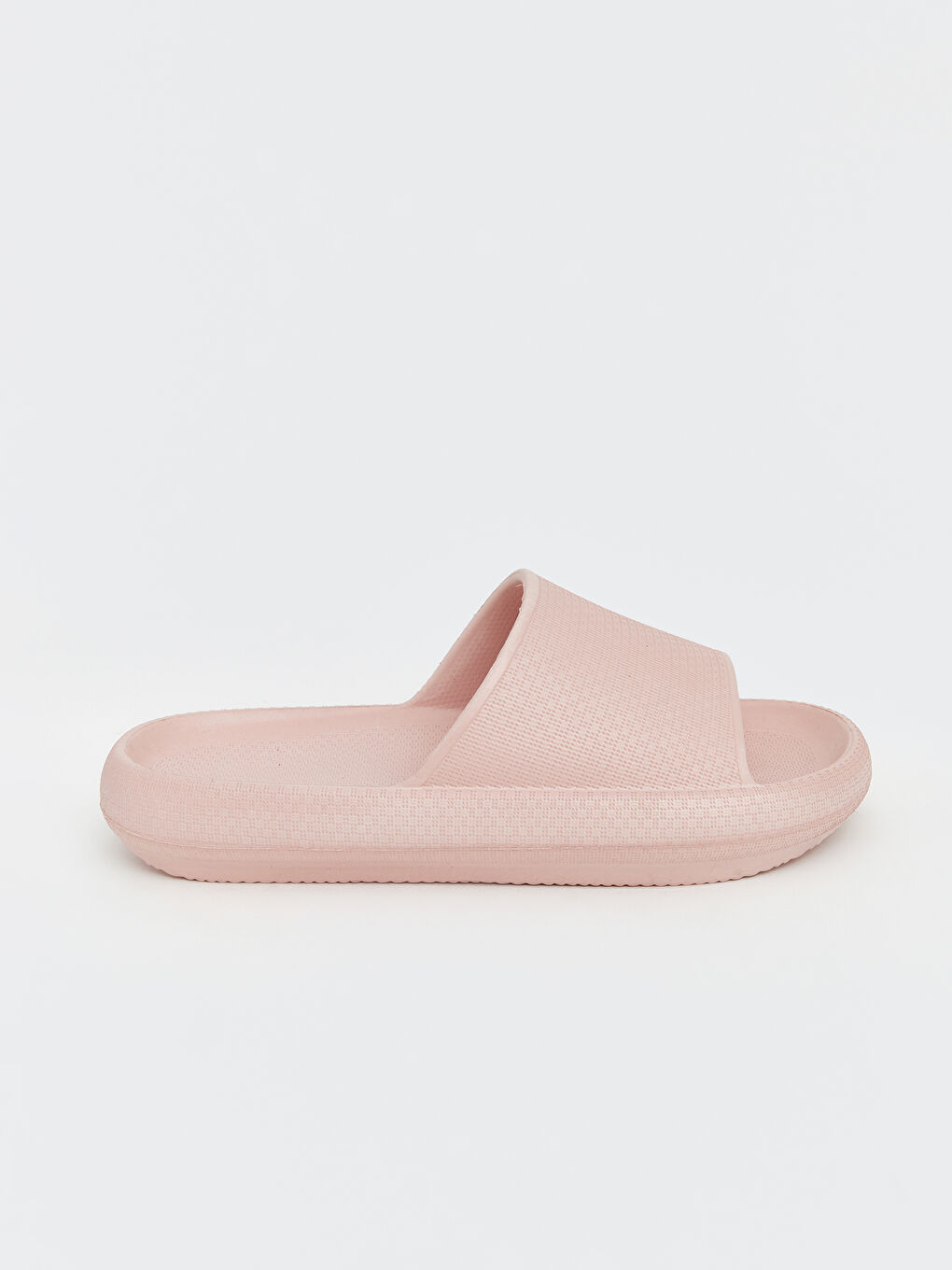 Pembe Tek Bantlı Kadın Terlik-1