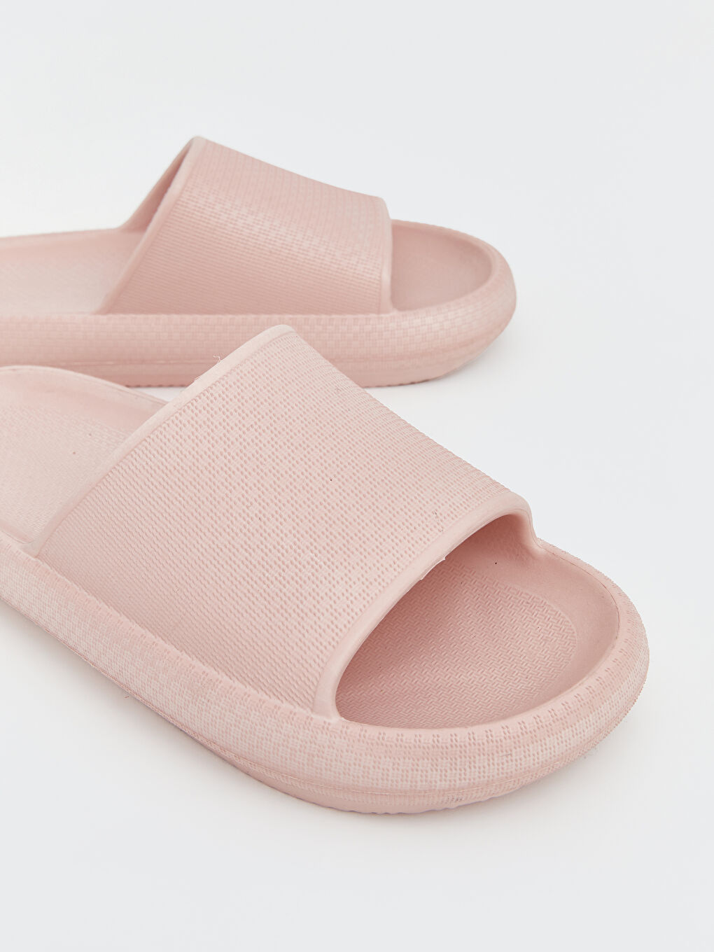 Pembe Tek Bantlı Kadın Terlik-2