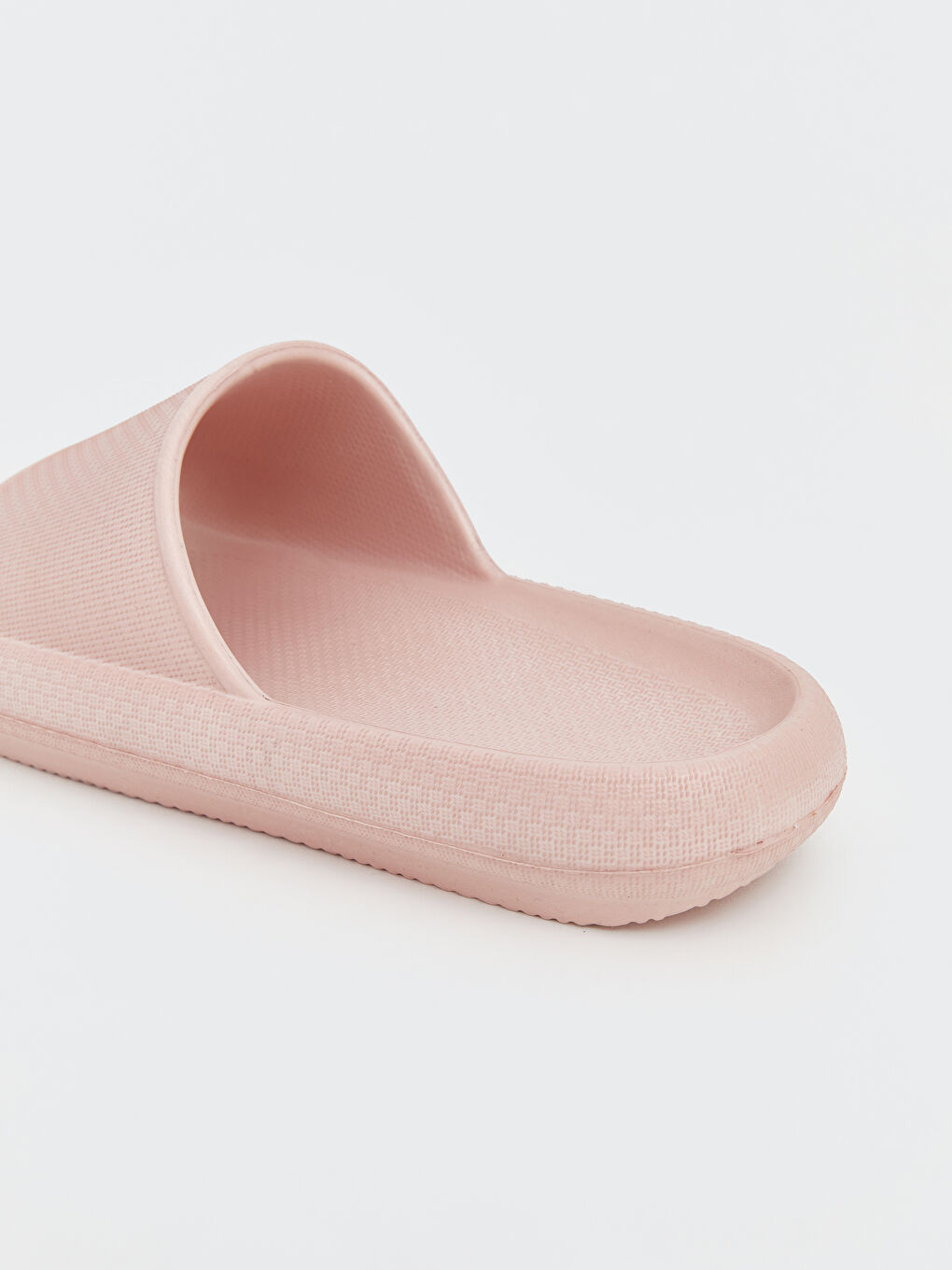 Pembe Tek Bantlı Kadın Terlik-4