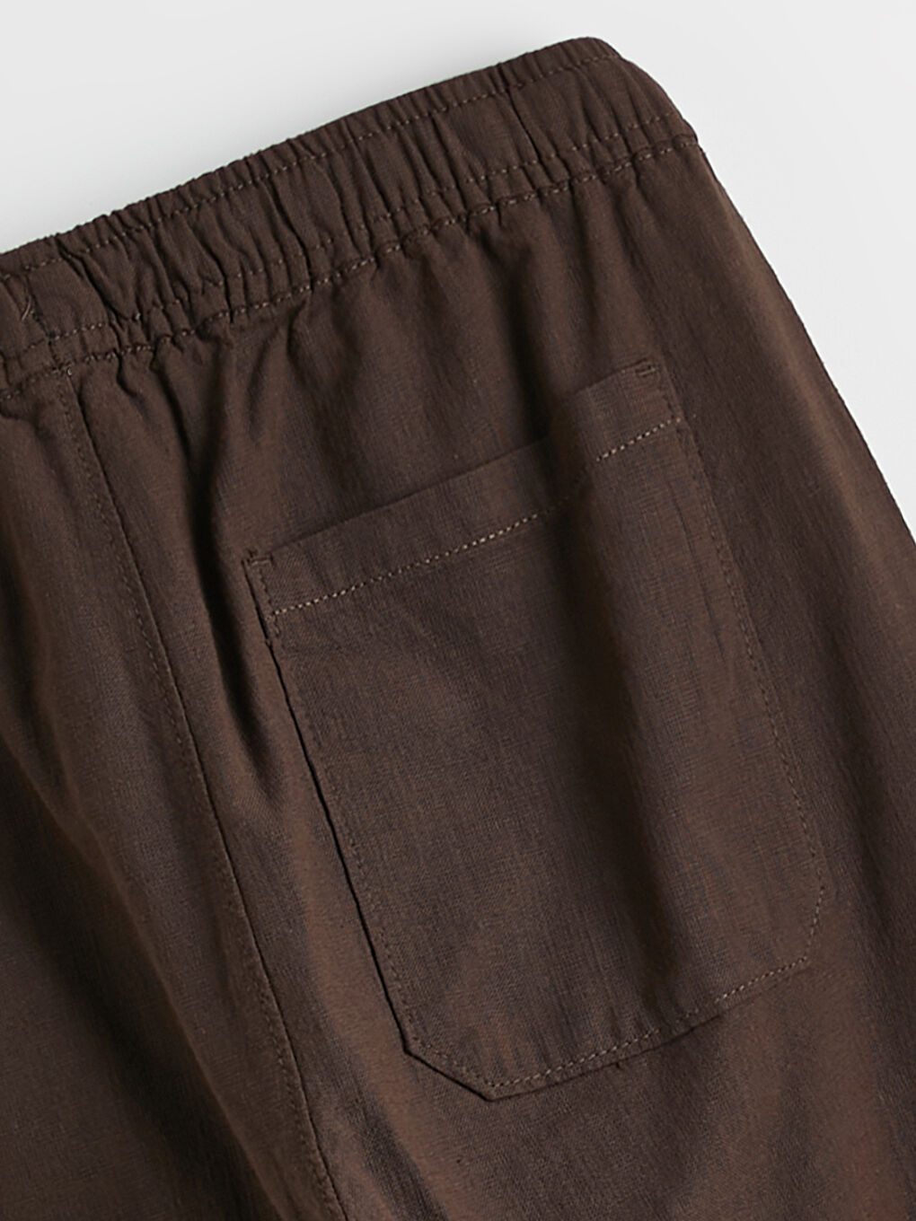 Мужские брюки свободного кроя с эффектом льна-6