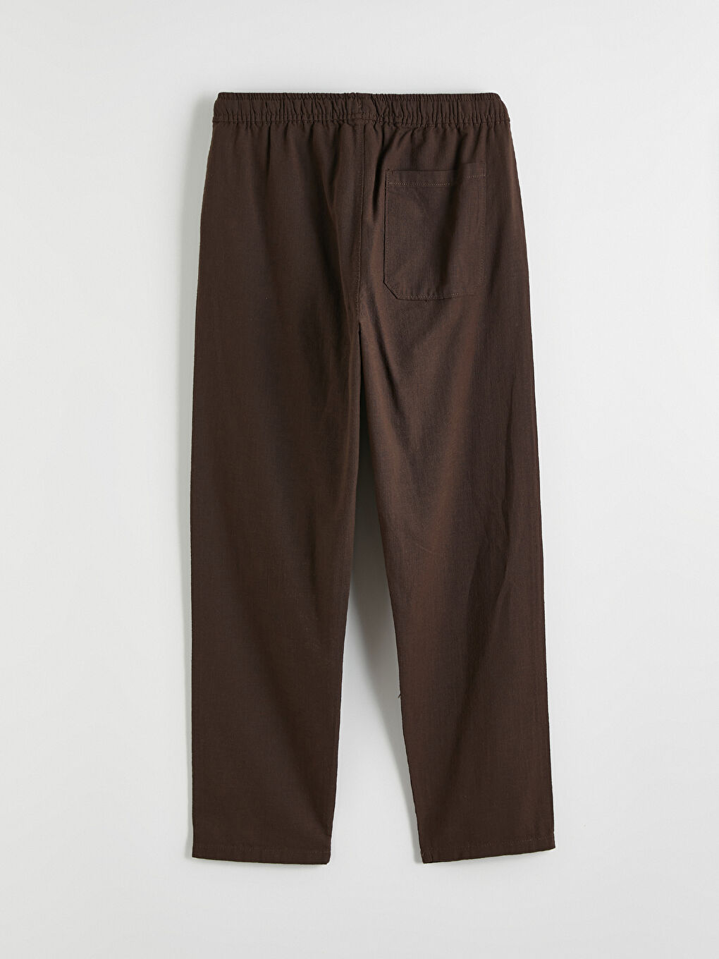 Мужские брюки свободного кроя с эффектом льна-7