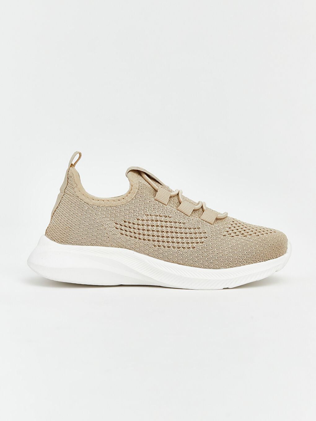 Bej File Detaylı Erkek Çocuk Spor Ayakkabı-1