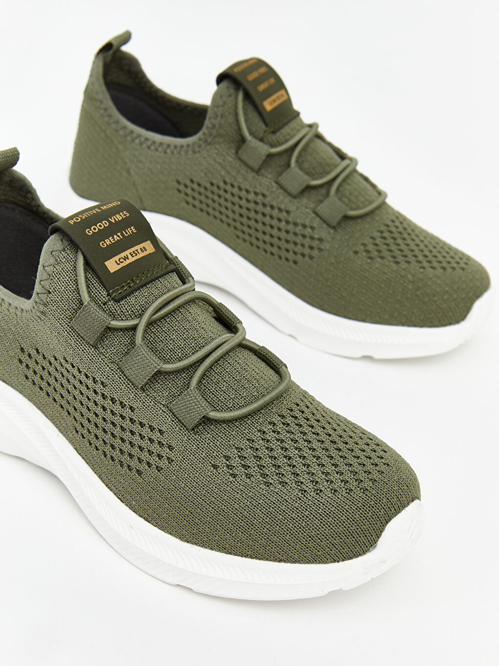 Haki File Detaylı Erkek Çocuk Spor Ayakkabı-2