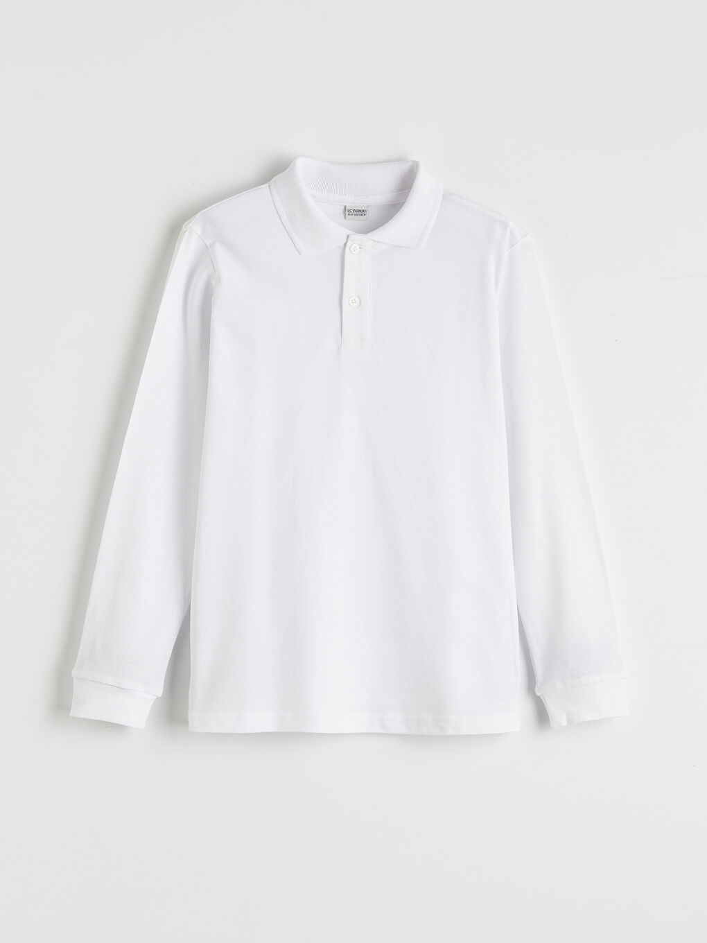 T-shirt à manches longues à col polo pour garçon