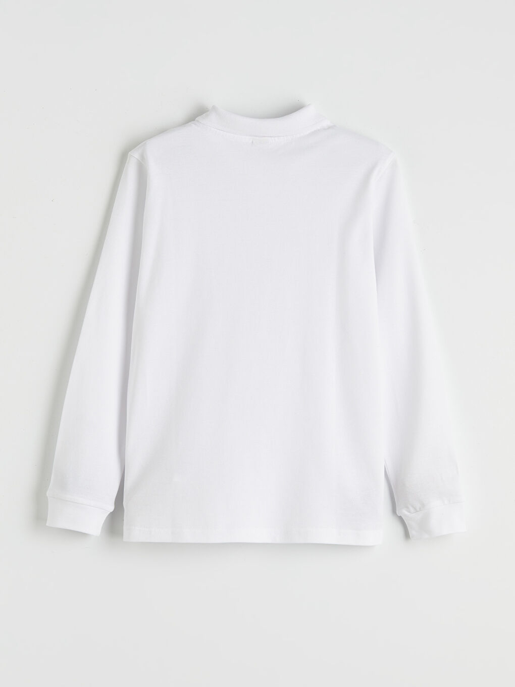 T-shirt à manches longues à col polo pour garçon-1