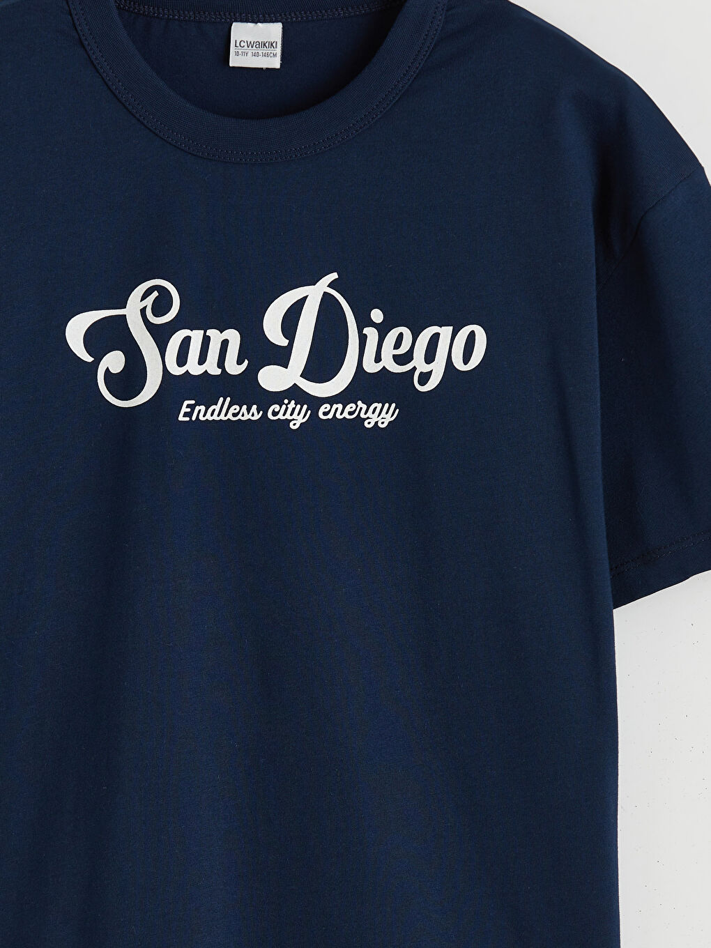 Crew Neck Printed Boys' T-Shirt-2