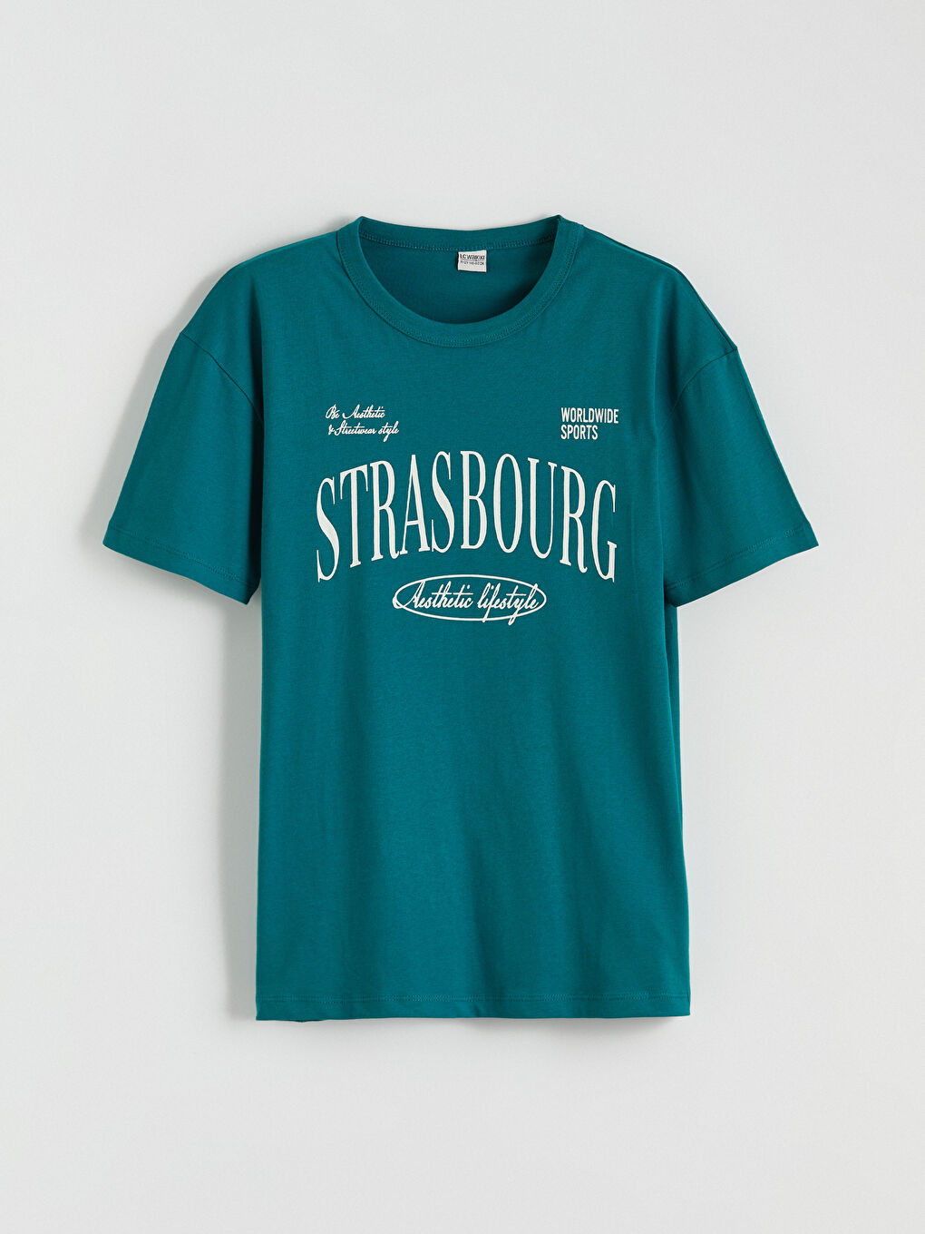 Crew Neck Printed Boys' T-Shirt