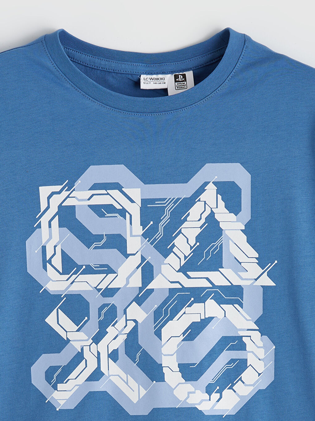 Mavi Erkek Çocuk PlayStation Baskılı Şortlu Pijama Takımı-2