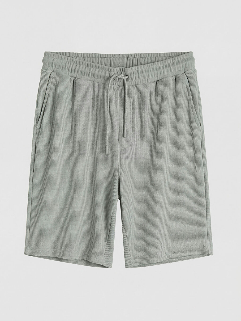 Gri Standart Kalıp Erkek Şort