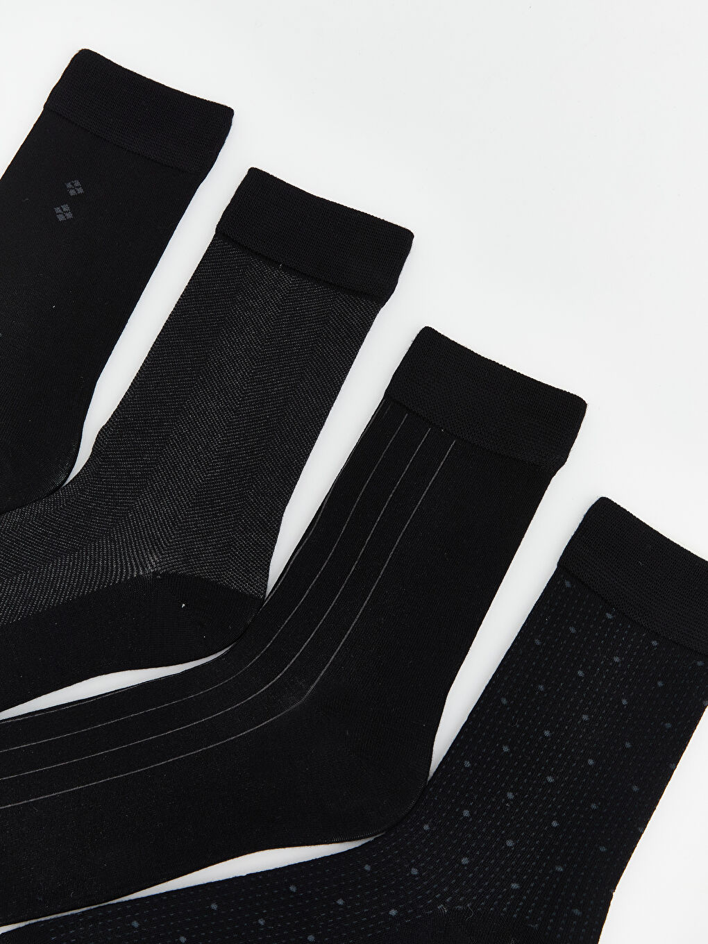 Patterned Men's Bamboo Ankle Socks 7-Pack-1