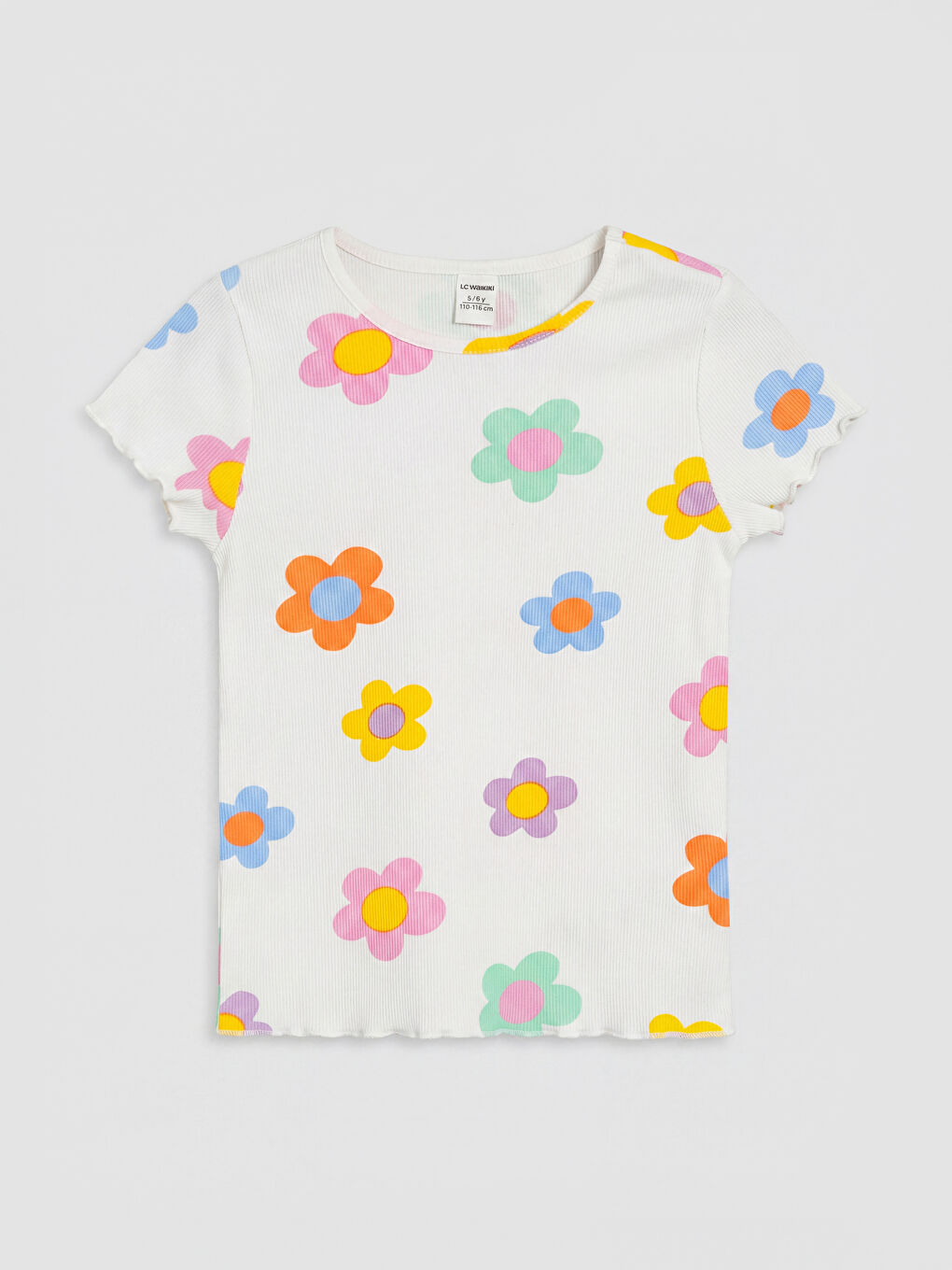 تيشيرت وردي فتاة-4