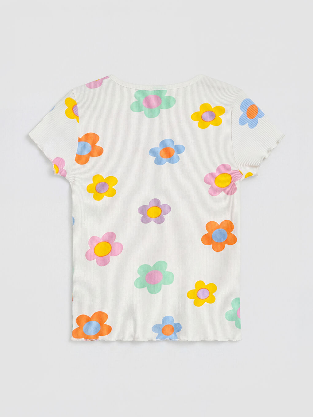 تيشيرت وردي فتاة-5