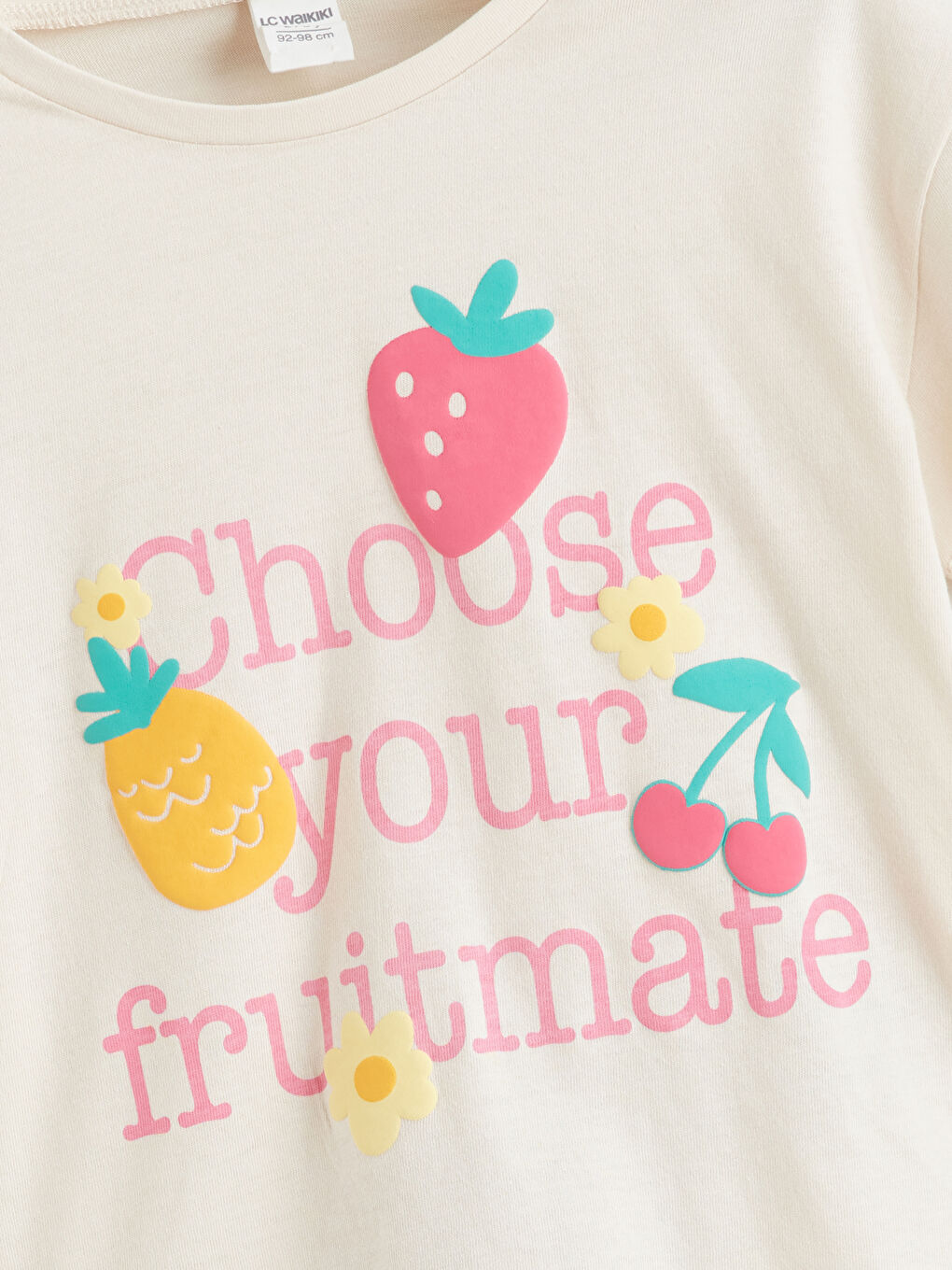 Štampana dečija majica od džersija i helanke-2